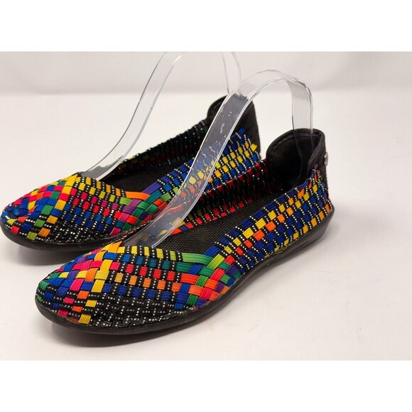 Bernie Mev BM 38 colorful ballet Flat 7.5/8 - Picture 1 of 5